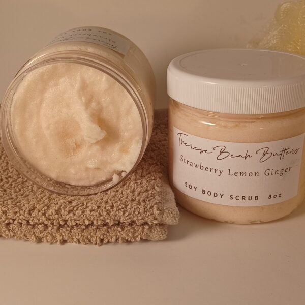 Strawberry Lemon Ginger Soy Body Scrub - Image 3