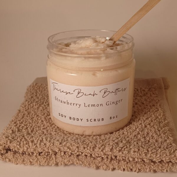 Strawberry Lemon Ginger Soy Body Scrub - Image 2